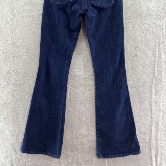 Anthropologie X Levis Jeans Womens 27 Blue Sky Rinse Stems Flare Mid Rise - Picture 10 of 16
